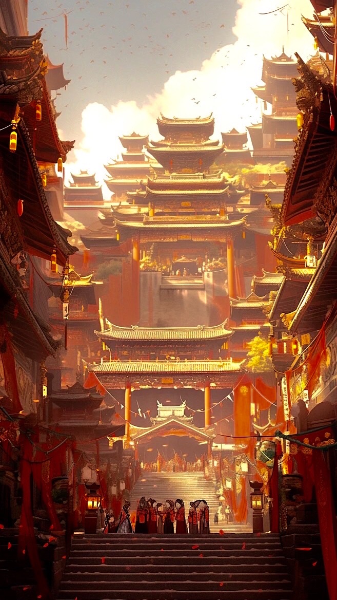 ౨ৎ⋆ ˚｡⋆銀燭朝天紫陌長｜禁城春色曉蒼蒼ılᡣ𐭩〔古風宮廷｜對戲〕