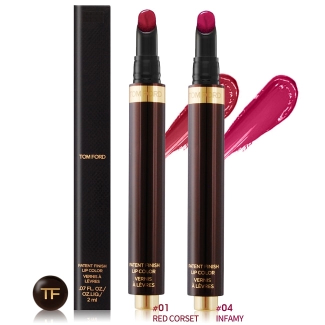 TOM FORD 設計師聚焦唇釉筆 PATENT FINISH LIP COLOR #01 RED CORSET(2ml)