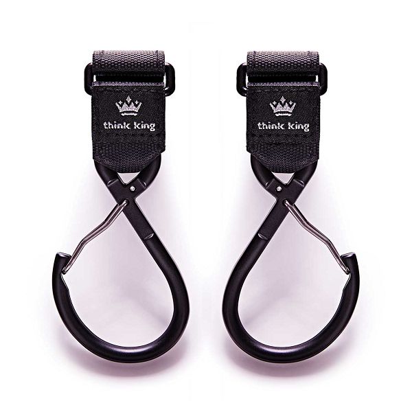 美國 Think King 好神勾 萬用彈扣掛勾/推車掛勾 (一組二入)好窩生活節