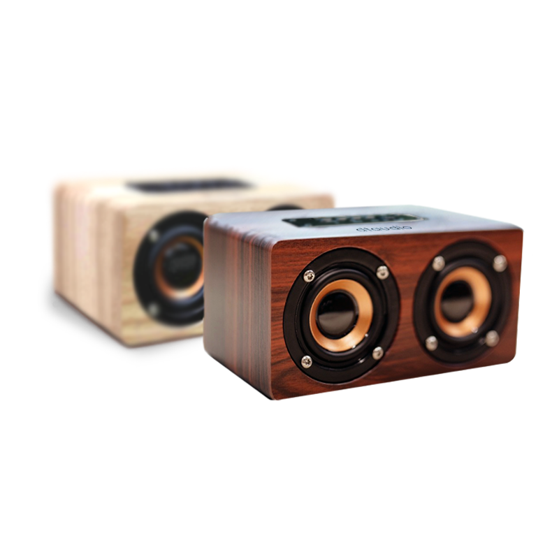 聆翔木質藍芽喇叭 音質狠好-實木手感 10w猛烈輸出 支持藍牙插卡插線 藍牙喇叭 藍芽音響 木質喇叭 交換禮物 原裝正品 - DTAudio