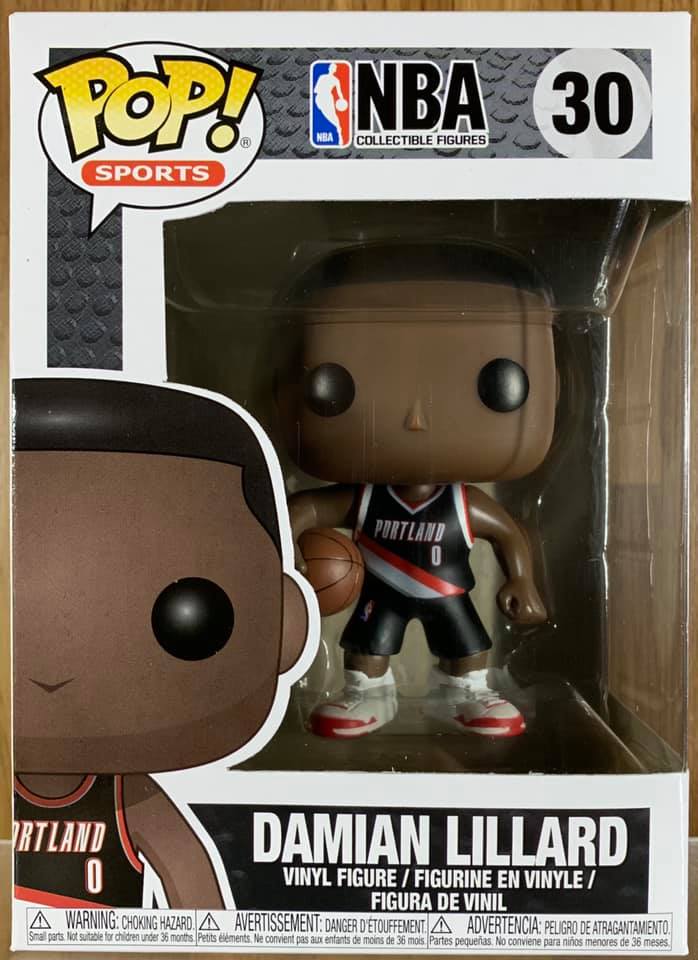 ☆勳寶玩具舖【現貨】Funko PoP 運動系列 NBA 波特蘭 拓荒者 # 30 達米安 里拉德 Damian Lillard