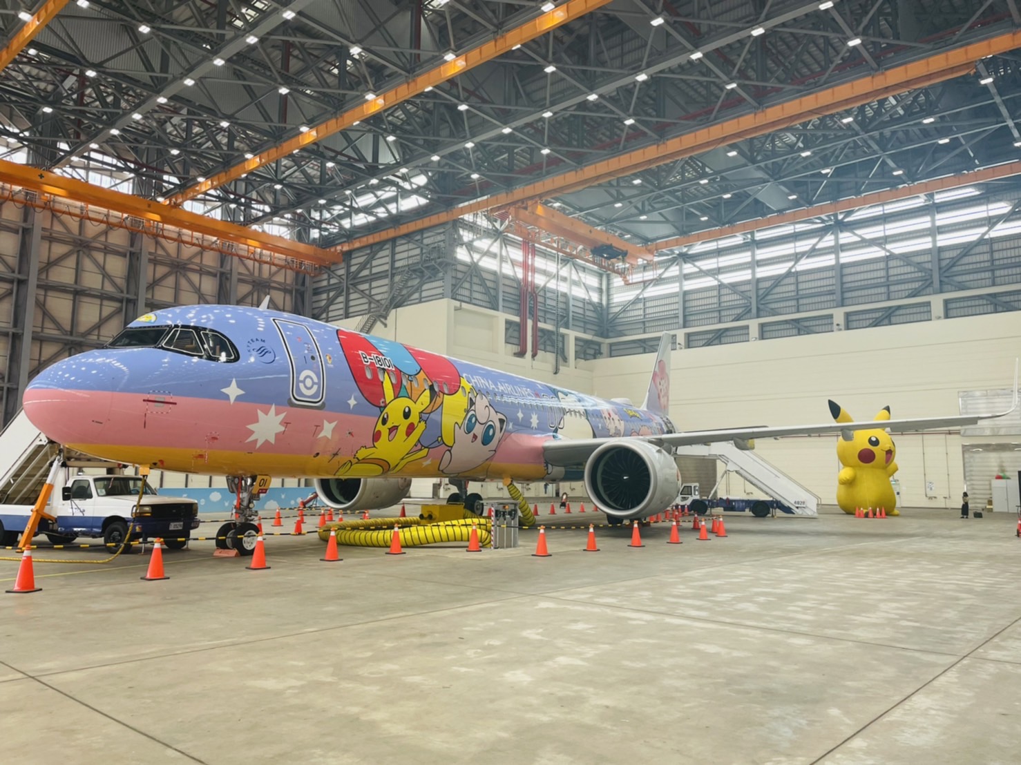 中華航空「皮卡丘彩繪機 CI」
