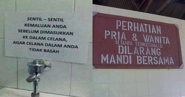 15 Pengumuman Di Wc Ini Absurd Abis Bikin Ngakak Sampai Perut Mules