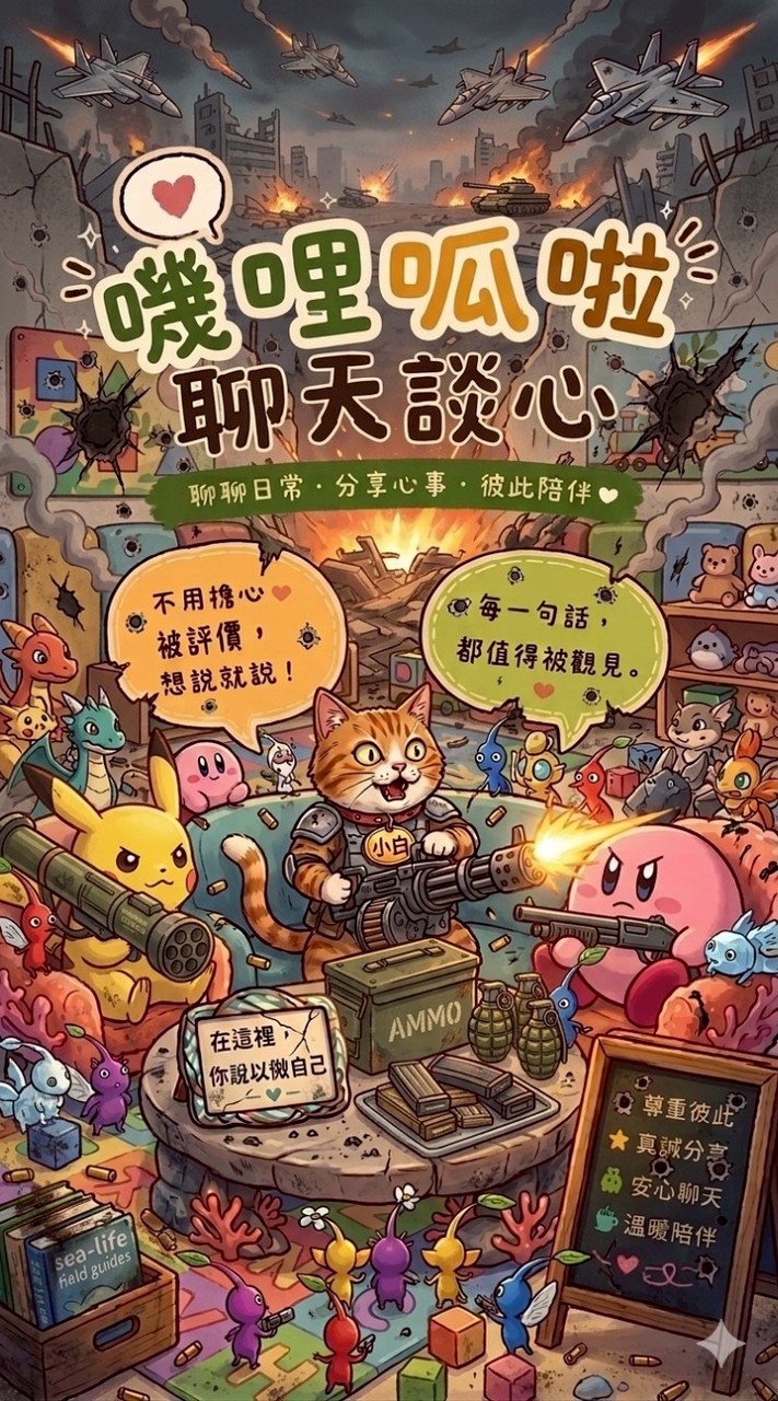 嘰哩呱啦聊天談心🥳