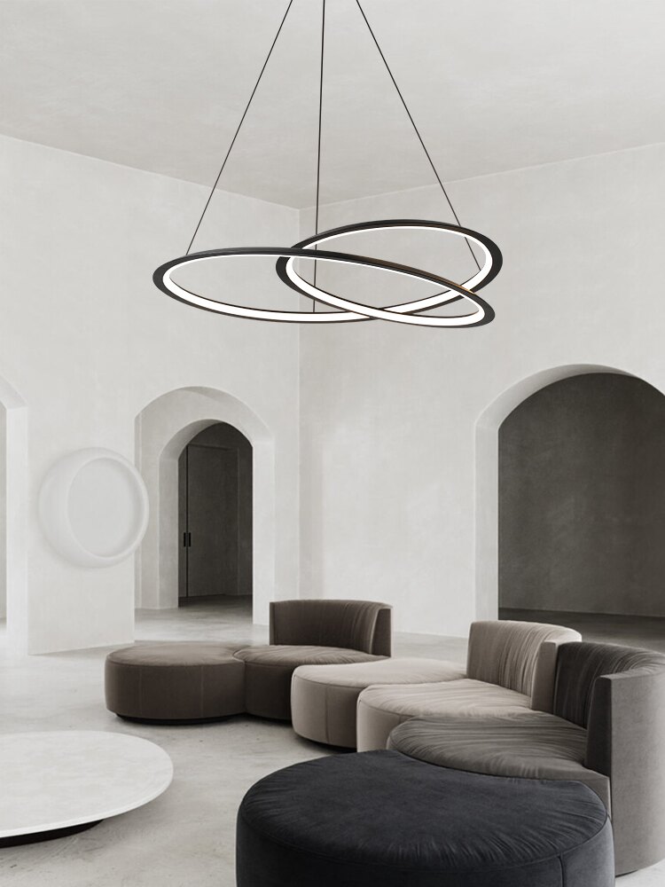 極簡客廳吊燈現代簡約大氣小戶型loft公寓主燈侘寂風燈辦公室燈具