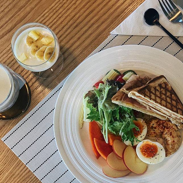 ▲美好生活旅店的美味早餐（圖/ IG @fi_1007）