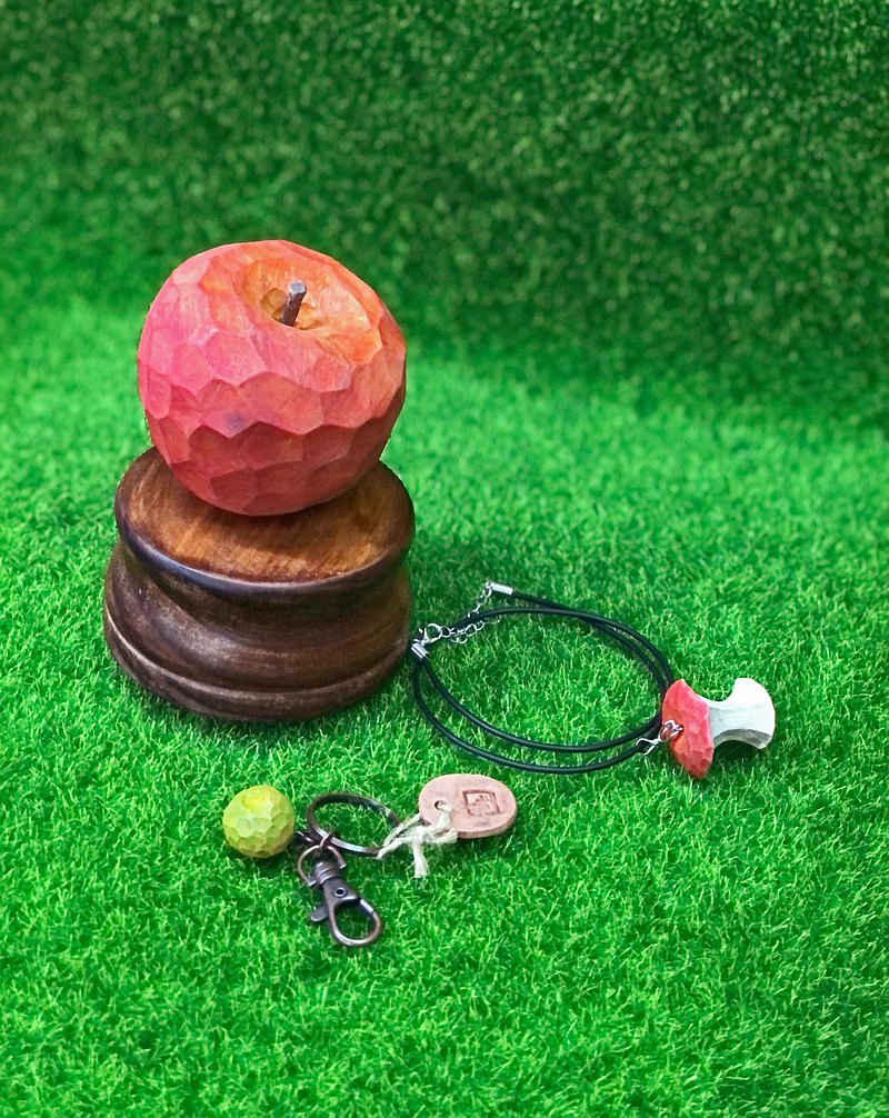 【五倍券優惠】蘋安幸福袋--音樂盒+項鍊+鑰匙圈--木刻--可挑色