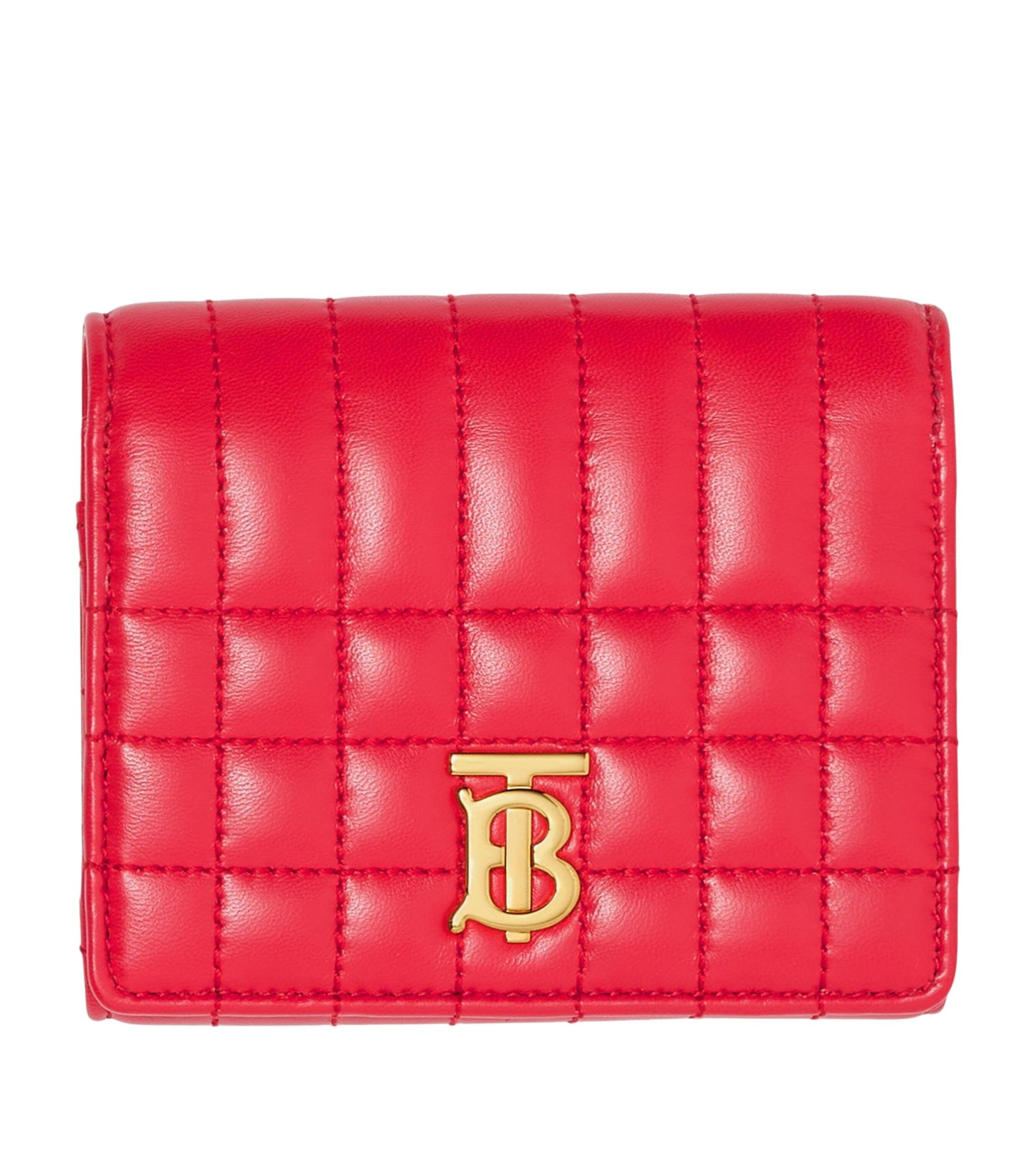 BURBERRY Quilted Lola Folding Wallet