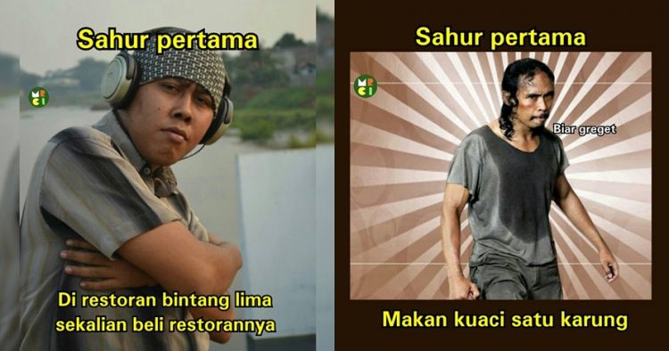 Sahur Pertama Ala 8 Ikon Meme Ini Berhasil Bikin Cekikikan Sendiri