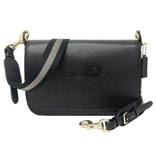 新款大馬車壓印皮革 立體置物空間 時尚帆布背帶