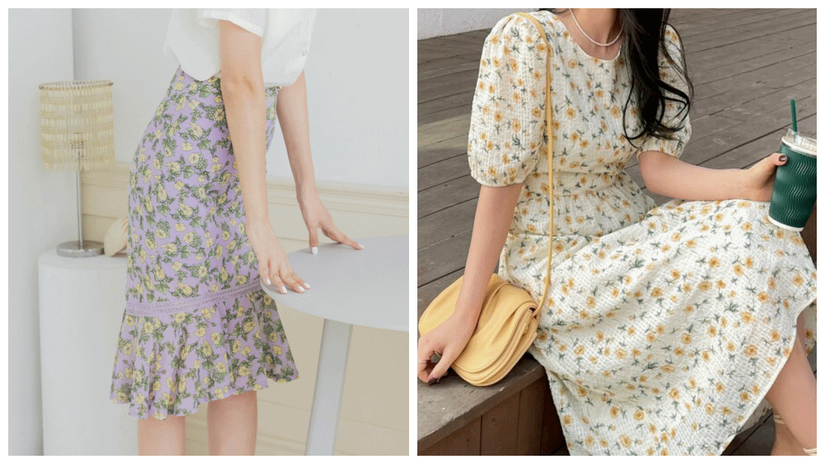 碎花裙／碎花連身洋裝