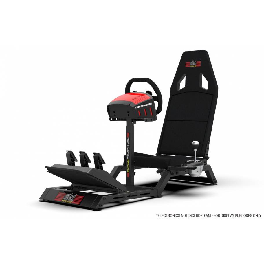 NextlevelRacing®ChallengerSimulator Cockpit將賽道帶到您的家中Challenger賽車架是將方向盤，踏板甚至排檔桿安裝在真實賽車位置的完美解決方案，讓您在舒適