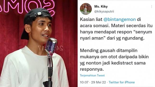 Bintang Emon di Somasi, Kiky Saputri Kritik Deddy Corbuzier