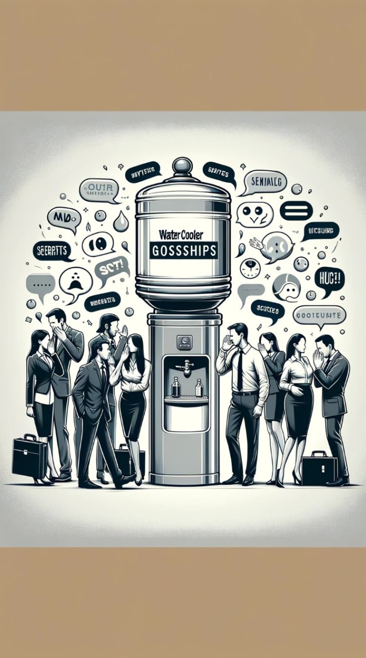 Water cooler chat 辦公室茶水間