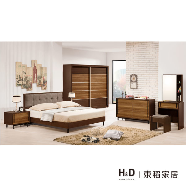 卡爾頓5尺床片型床組(19JS1/361-2)/H&D 東稻家居