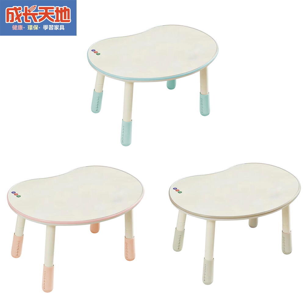 產品特色 1.桌面可水性筆畫畫 2.桌面防刮耐磨 3.圓潤邊角設計 安全放心 4.多段高度自由調整 編號hs001 產地中國 使用人群兒童 規格80.5*53*28-54cm 材質pp抗菌板/abs塑