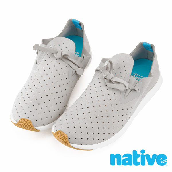 native APOLLO MOC 經典莫卡辛鞋-鴿子灰x貝殼白(男/女)