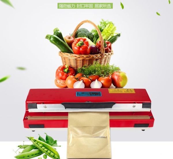 鑫空400塑料袋商用食品袋手壓式家用小型手動鋁箔袋月餅封口機 ATF極客