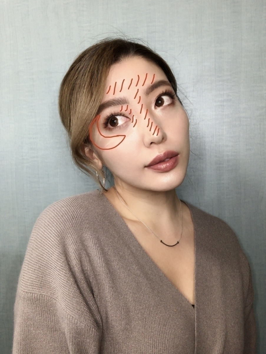 顯老的NG打亮部位