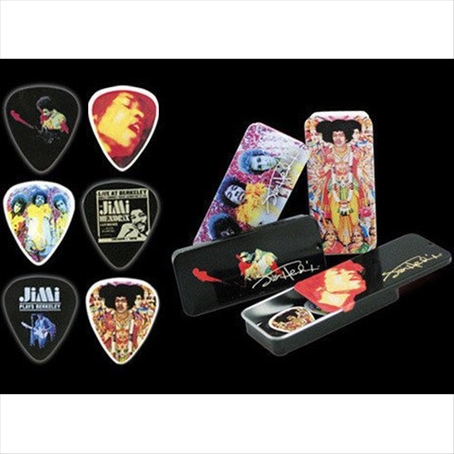 真的等好久了!!終於,等到這款 Jimi Hendrix 典藏 Pick/彈片到貨,話不多說,要買要快,慢一步真的會買不到!! 每盒包含12片彈片(共有6種不同 Jimi Hendrix 圖案,每種圖