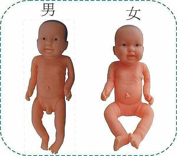 微笑娃娃(未穿衣) 沐浴洗澡娃娃 保母娃娃術科練習 保母證照 CPR 軟膠 心肺復甦 N001