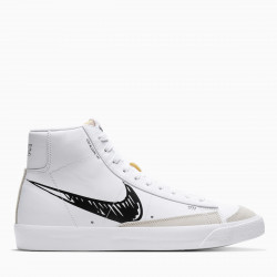 The Nike Blazer Mid Vintage '77 sneakers feature a modern style and optimal comfort, a white leather