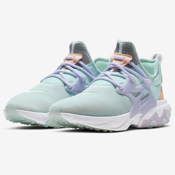 NIKE React Presto 女鞋 慢跑 休閒 穿搭 舒適 透氣 湖水綠【運動世界】CJ4982-317