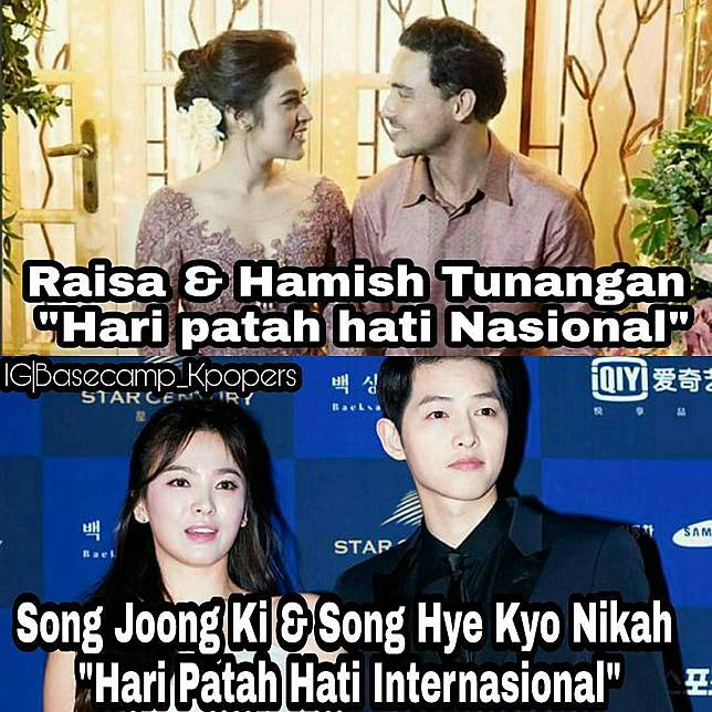 5 Alasan Mengapa Pernikahan Song Song Couple Dibanding-bandingkan dengan Pertunangan Raisa-Hamish