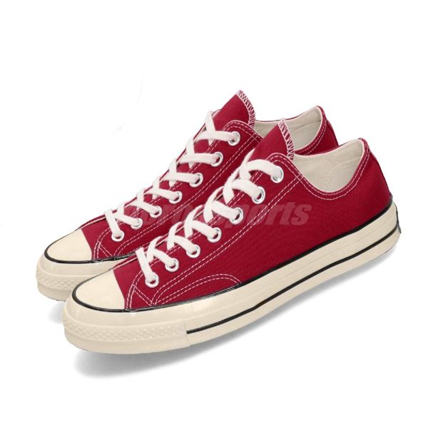 Converse Chuck Taylor All Star 70 紅 低筒 米白仿舊 奶油底 基本款 男鞋 女鞋【PUMP306】 164949C