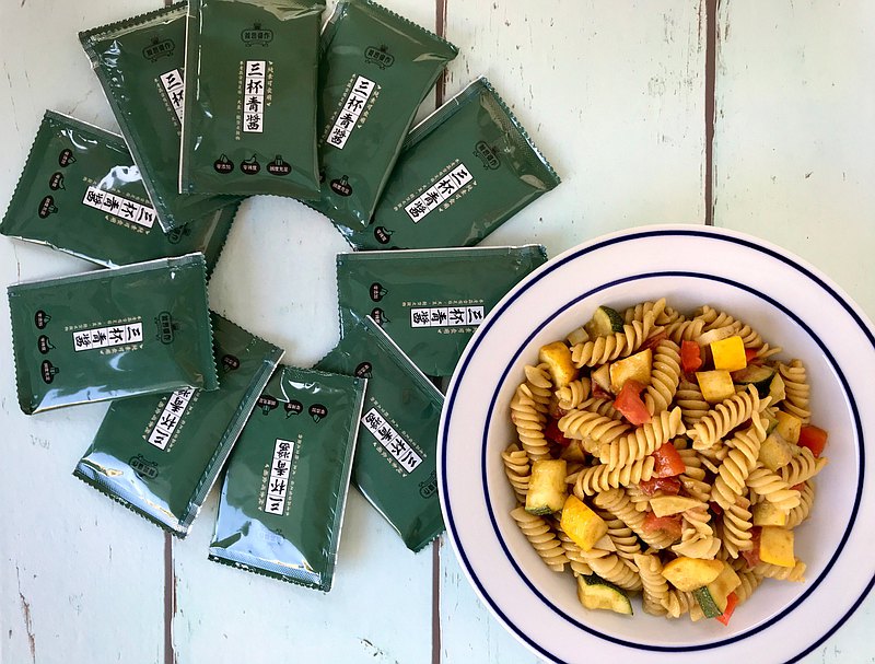 (團購組/免運) 丨三杯青醬丨純素 拌麵隨身醬包 (一組50包)