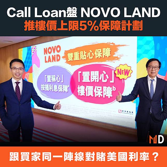 【本港樓市】call Loan盤 Novo Land，推樓價上限5 保障計劃 Market Digest Line Today