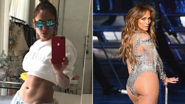Jennifer Lopez 在 IG 大秀完美腹肌，靠這個 5 Minute Workout 就能操練出來！