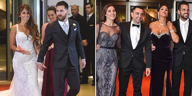 Karpet Merah dan Mewahnya Pernikahan Messi - Antonella