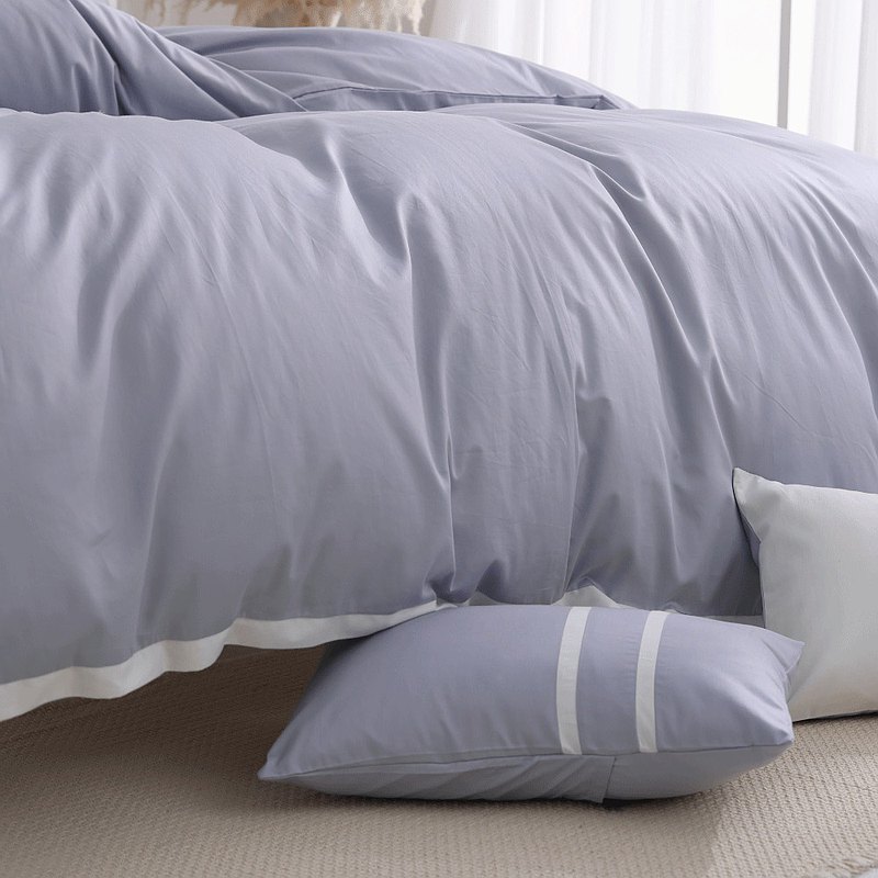 【4/21-4/30 新品95折優惠】泡泡糖紫-純境長纖棉被套