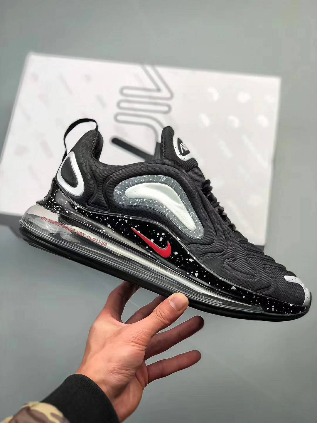Nike Air Max 720天眼潑墨新配色氣墊慢跑鞋 男款