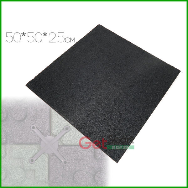遊戲健身地墊 (橡膠墊/緩衝墊/公園墊/彈性地墊/防滑/防撞/橡膠地磚/台灣製) 特色 一、台灣製造，品質優良，質感極佳。 二、減震降噪，保護地板。 三、耐重耐壓，止滑耐磨，不易變形。 四、可回收橡膠