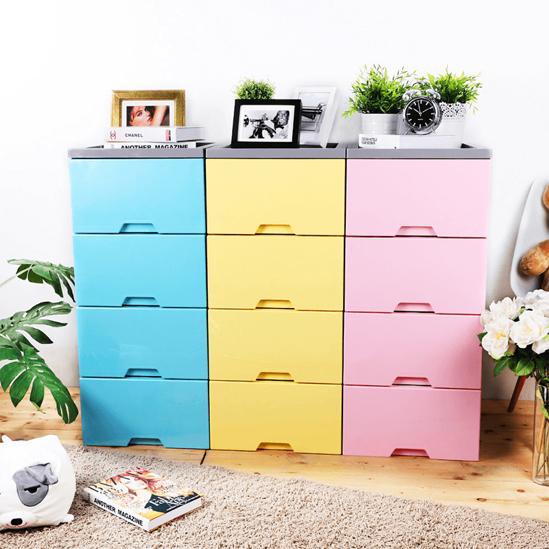 馬卡龍四層收納櫃，本檔全網購最低價！