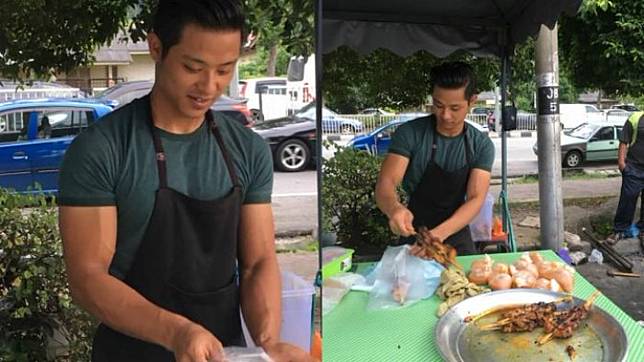 Gantengnya Kebangetan! Penjual Sate di Bazar Ramadan Ini Bikin Pelanggan Cewek Klepek-klepek