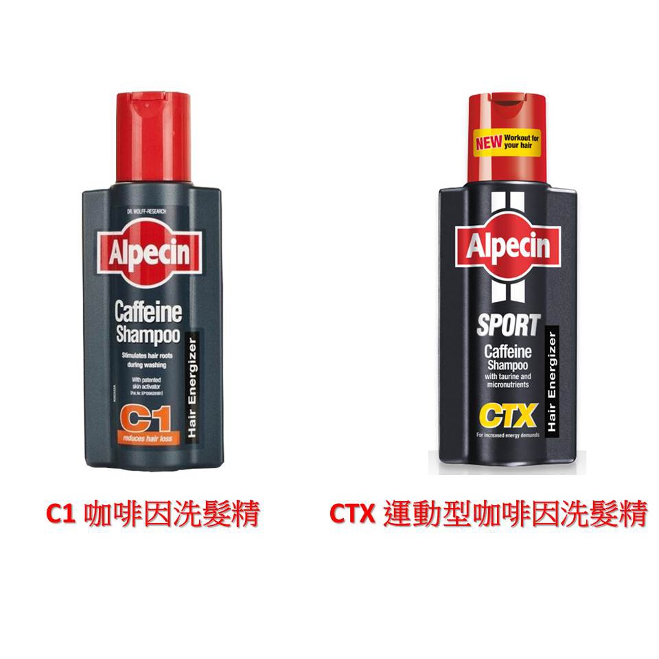 有中文標Alpecin 咖啡因洗髮露 250ml 一般型/運動型