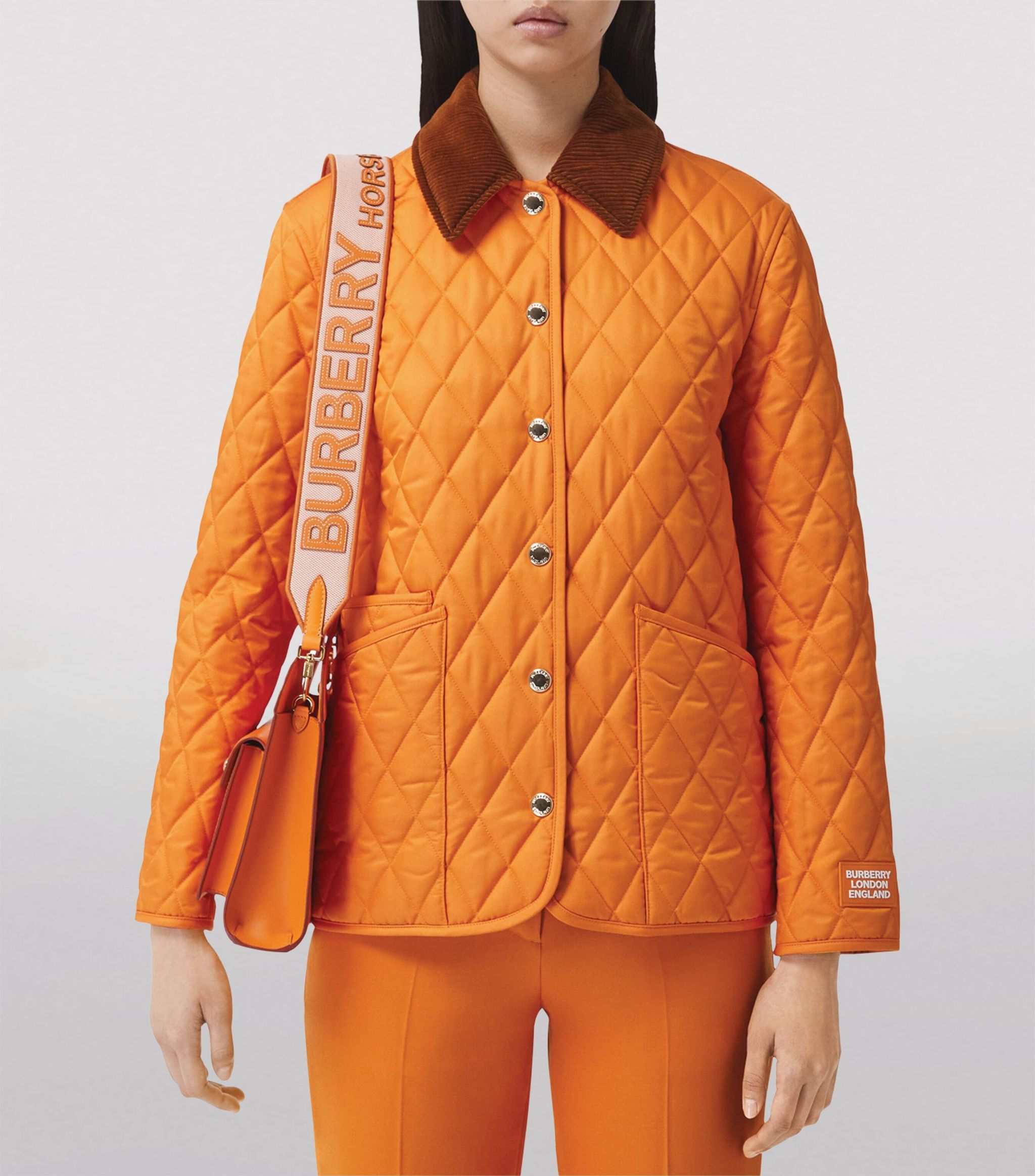 BURBERRY Horseferry Print Pocket Bag Strap