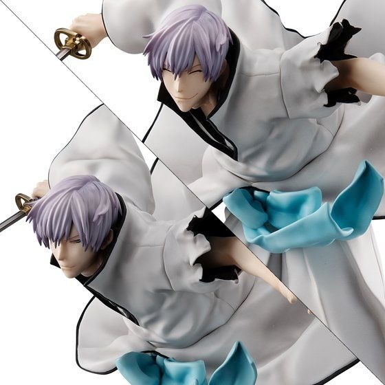 Bleach 市丸ギン 胸に孔があいて死ぬんや 本望ですやろ 破面篇 戦闘シーンをフィギュア化