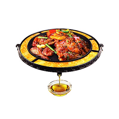 點秋香 韓啊路起司雞蛋燒烤盤 烤肉架