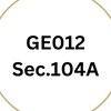 GE012 Sec.104A (M/17.00)