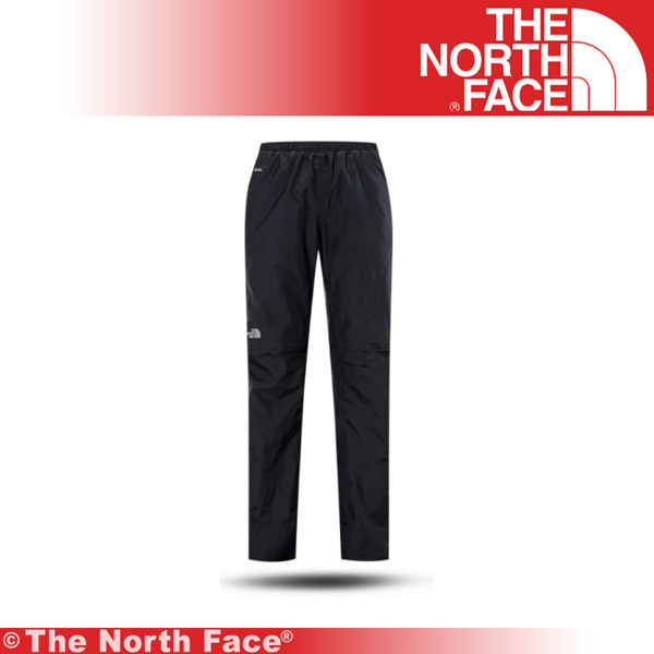 【The North Face 女 HV防水長褲《黑》】A58G-MF2/防水/透氣/長褲/戶外/登山/休閒★滿額送