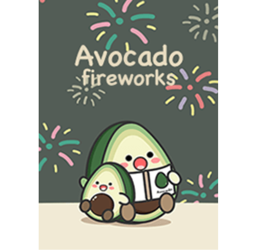 Avocado look fireworks!