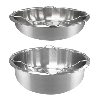 PERFECT理想 極緻316可提式不鏽鋼蒸盤22cm+深型蒸盤22cm