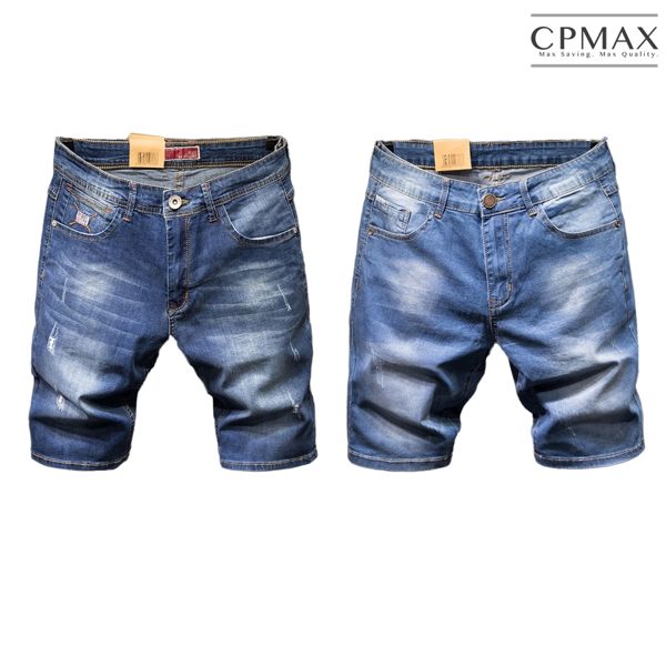 CPMAX 薄款舒適透氣牛仔五分短褲 男短褲 大尺碼牛仔短褲 五分牛仔褲 牛仔短褲 五分褲 男五分褲 K65
