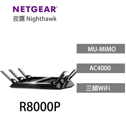 【產品規格】包裝內容物-夜鷹X65 AC4000三頻MU-MIMO無線路由器-乙太網路線-快速安裝指南-電源供應器 尺寸與重量-尺寸:295.5 x 226.8 x 54.5mm-重量: 11kg 功