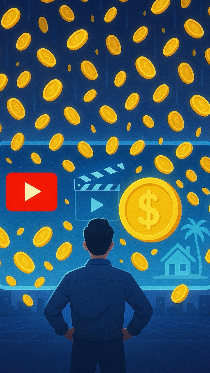 AI shorts YT運營被動收入財富自由-AI老爸
