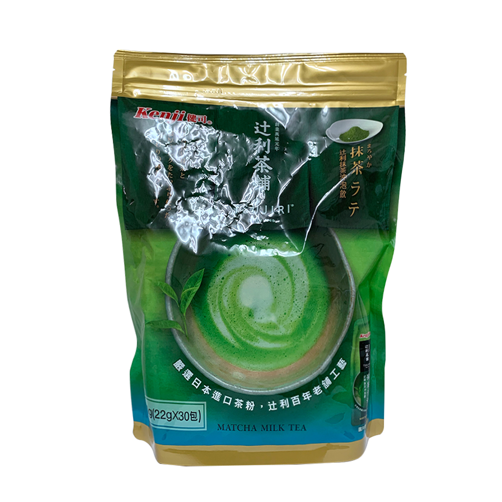 辻利茶舗1860年創立於京都，歷經百年製茶工藝，首屈一指抹茶品牌。日本進口茶粉使用，渾厚的茶香，回甘的尾韻。特殊瓶身造型，讓品嚐辻利抹茶更有品味。隨手包設計，方便攜帶。可熱飲或冷飲，加入冰塊可打成抹茶